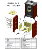 PRITY FMS-RK Şömine Soba