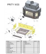 PRITY TC W35 Sulu Şömine PRITY TC W35 Sulu Şömine